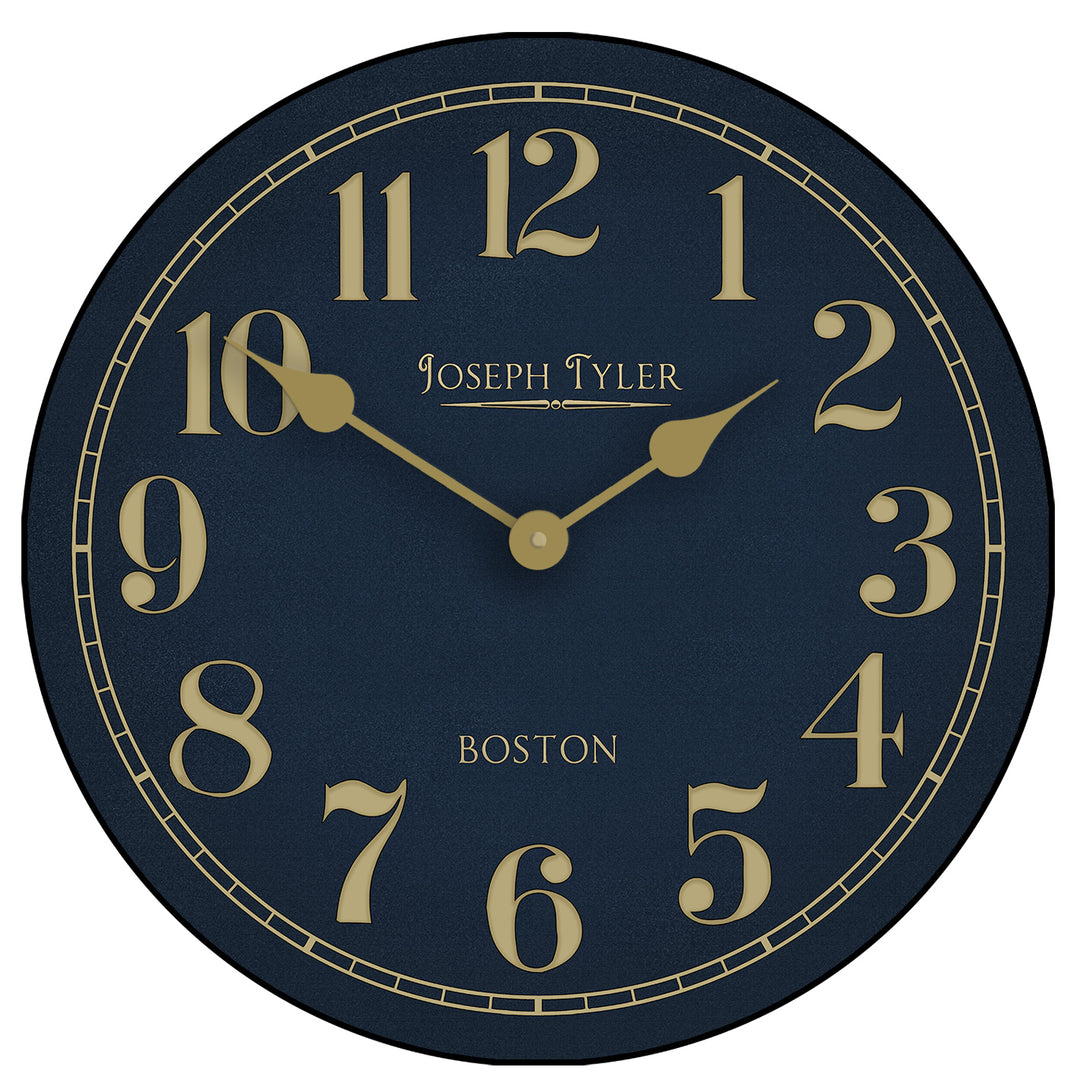 Navy & Gold Clock - CustomBigClocks