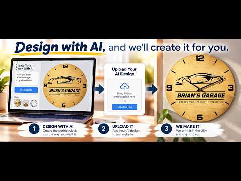 Upload Your AI Clock Design Here