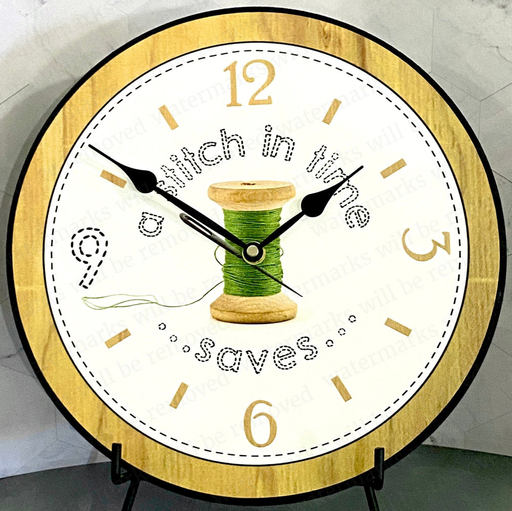 Sewing Room Clock 3 - CustomBigClocks