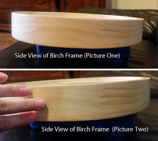You Design - Birch Framed Clock - CustomBigClocks