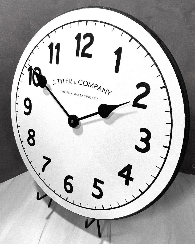 Telegraph Logo Clock - CustomBigClocks