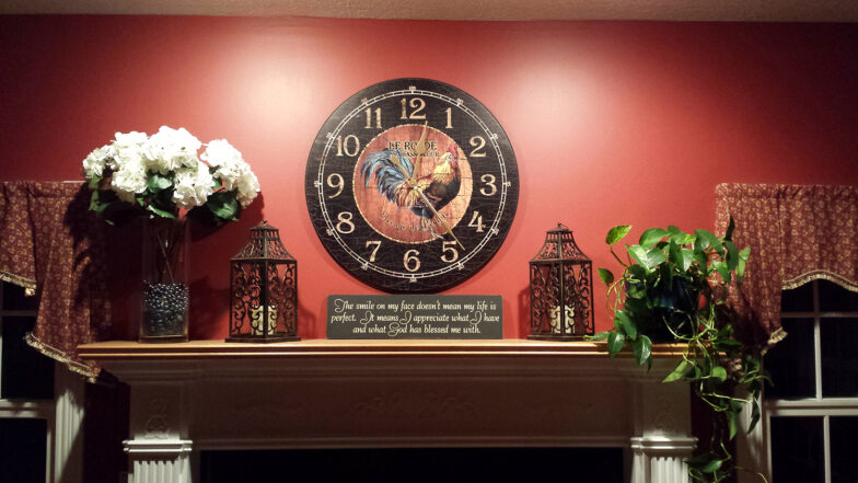 Black & Wood Rooster 1