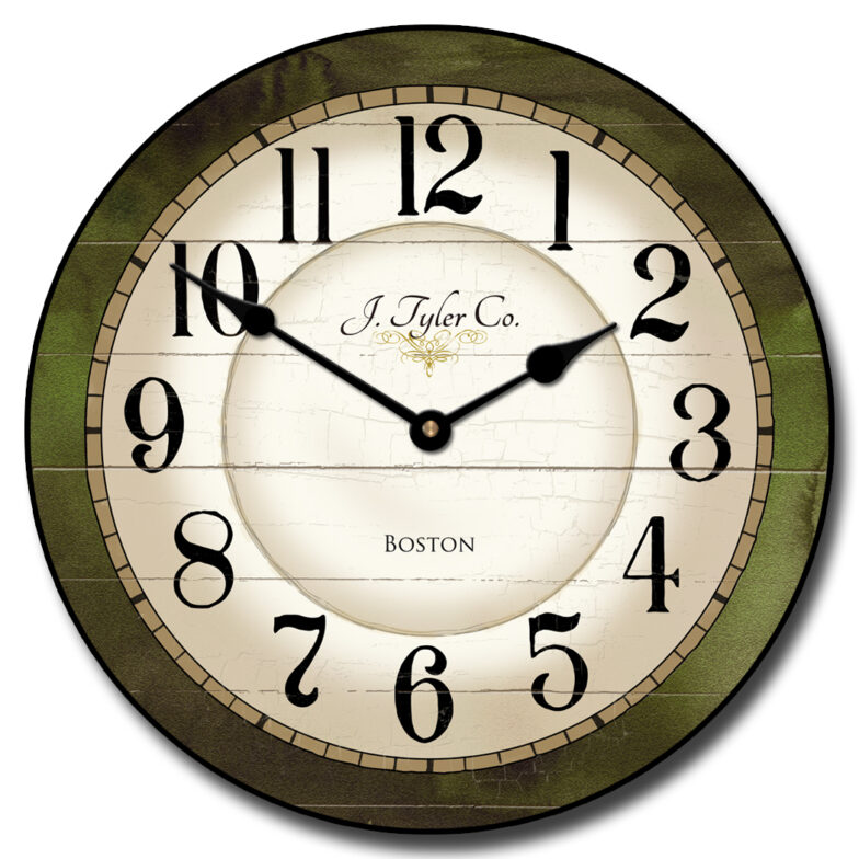 Carolina Green Clock r