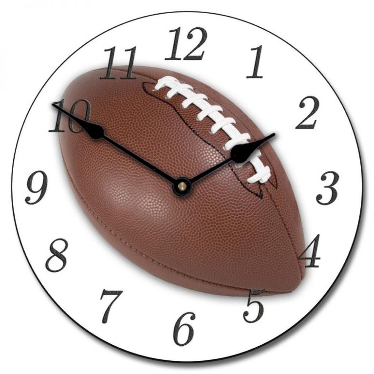 Football Clock The Big Clock Store