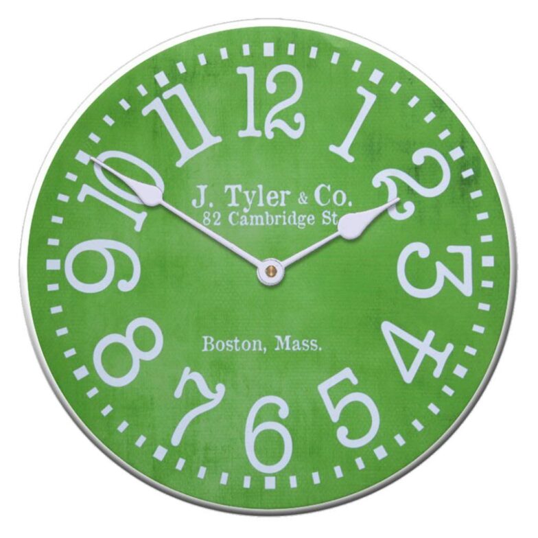 Lime Green Clock1
