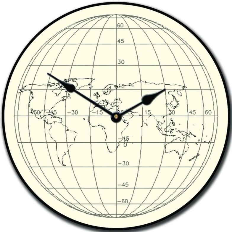 Streamline Map Clock