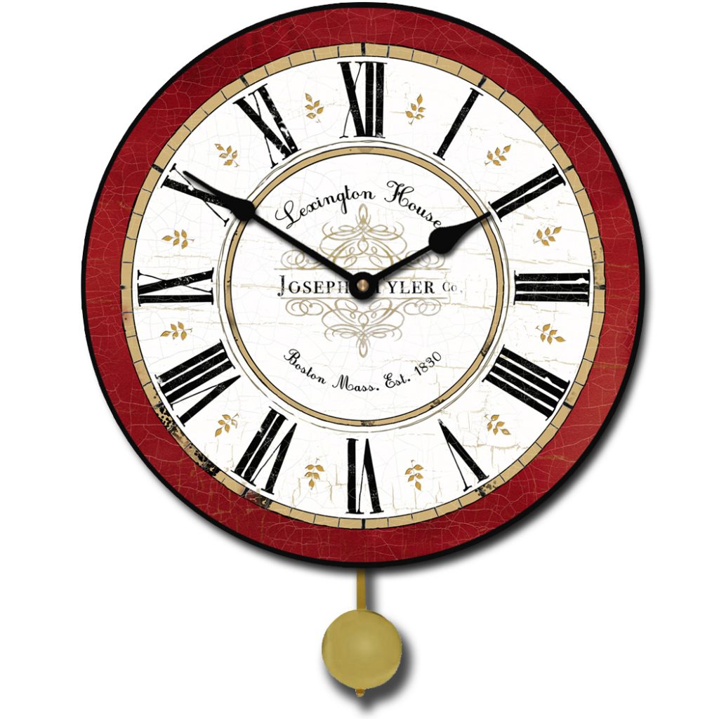 Classic Red Clock Collection The Big Clock Store online