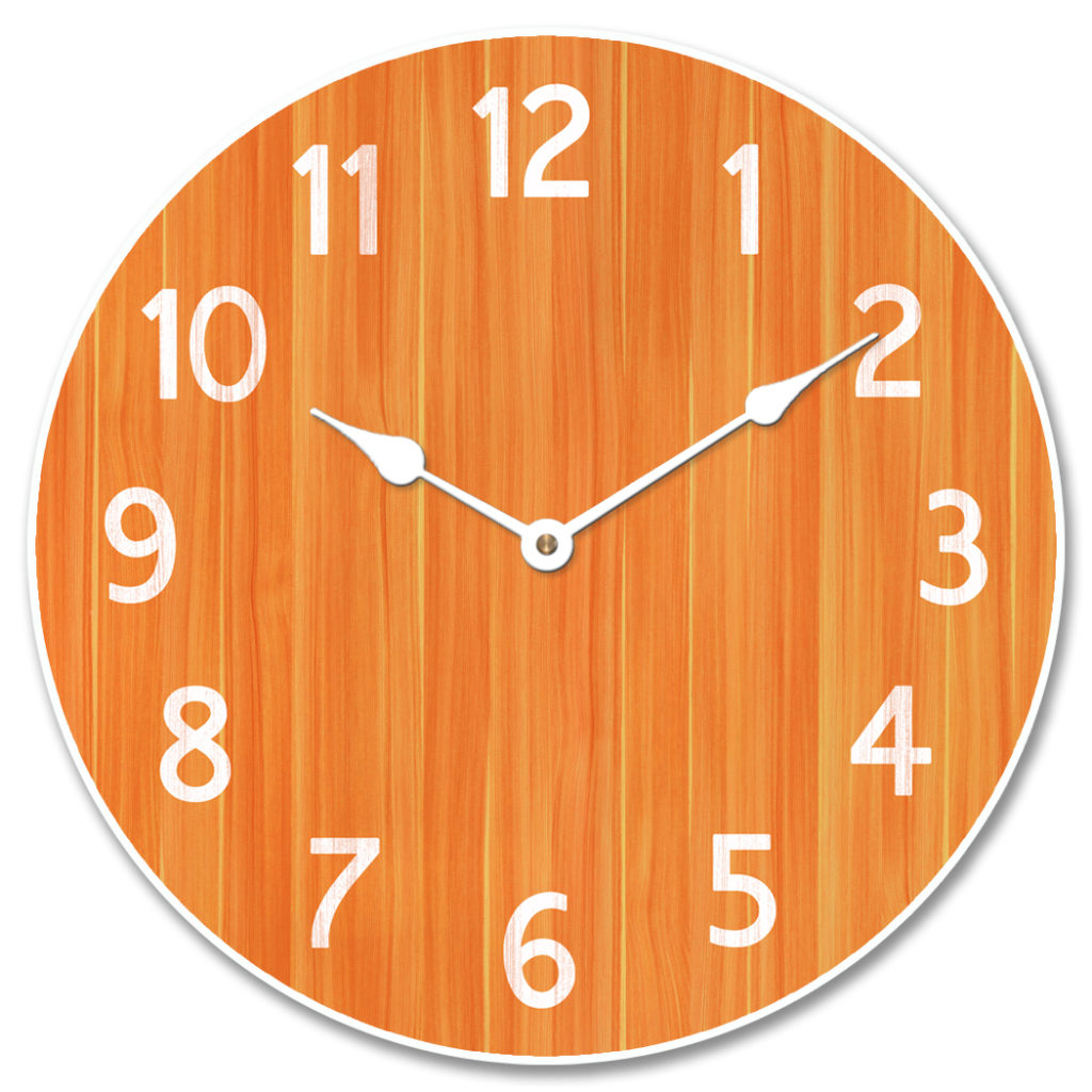 Organic Red Clock to Buy Online The Big Clock Collection Store