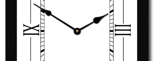 Modern Roman Square Clock