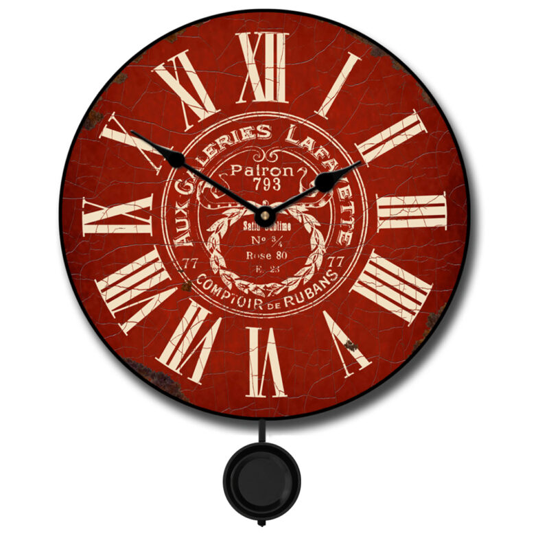 vintage galeries red Pendulum