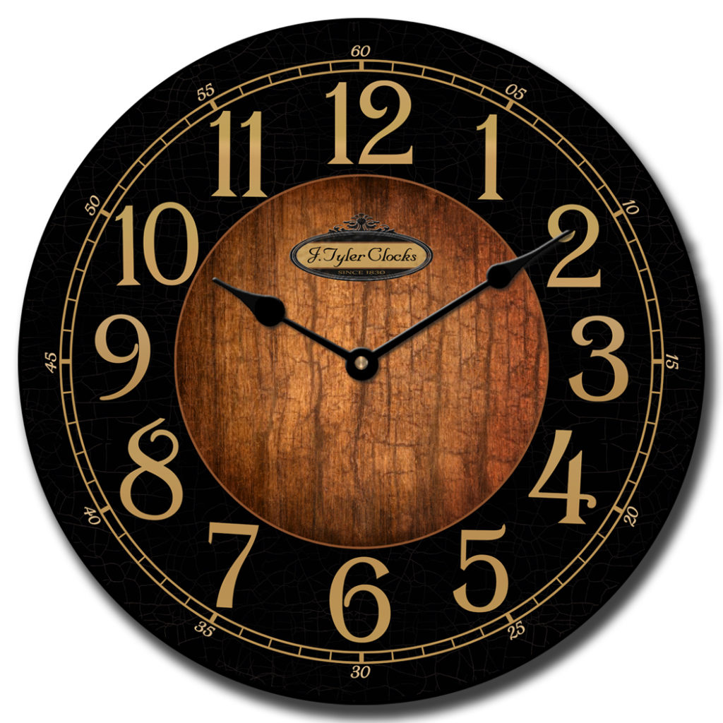 Large Red Wall clock available in 7 sizes from 12" up to 60 inches!